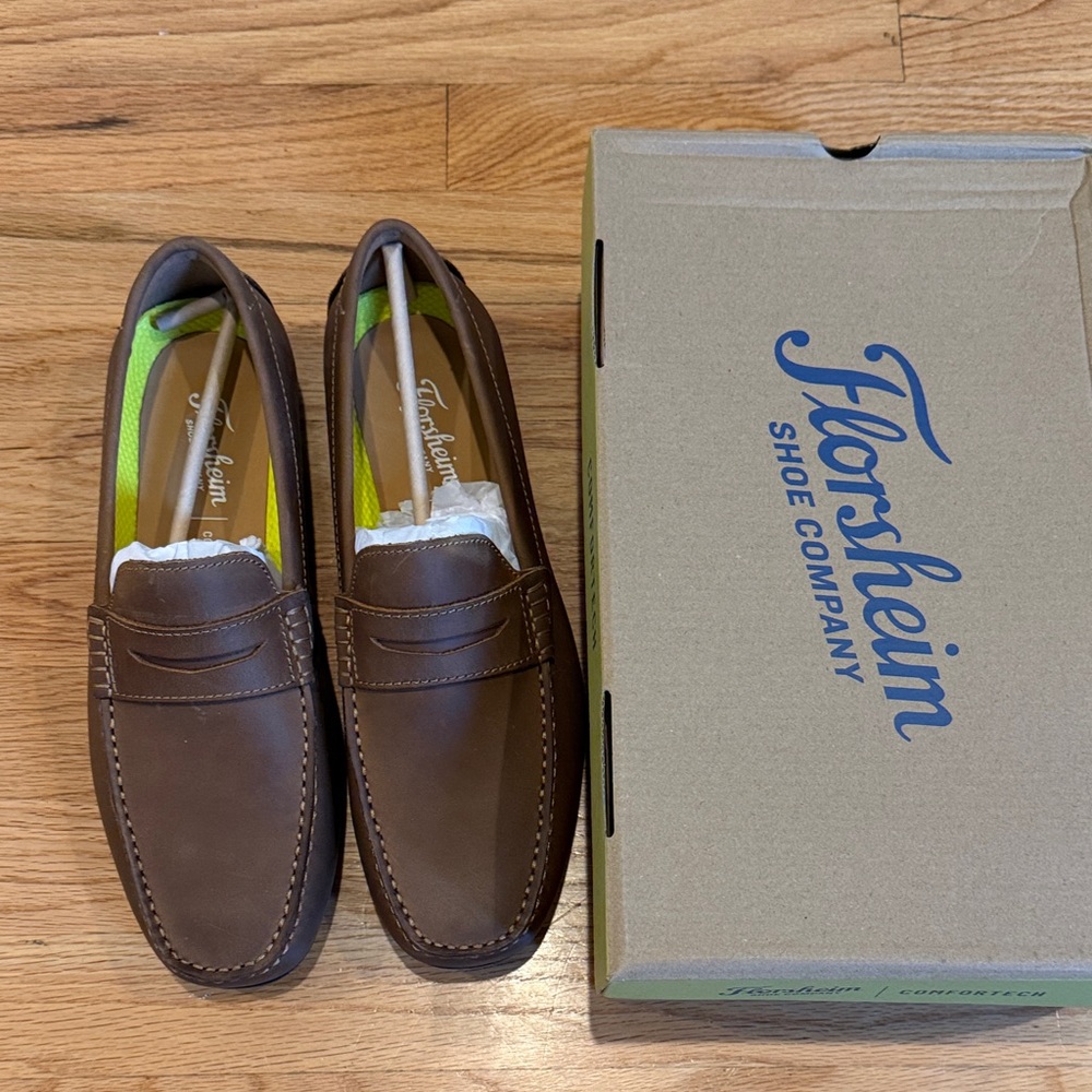 Florsheim Men's Classic Brown Slip-On Loafers